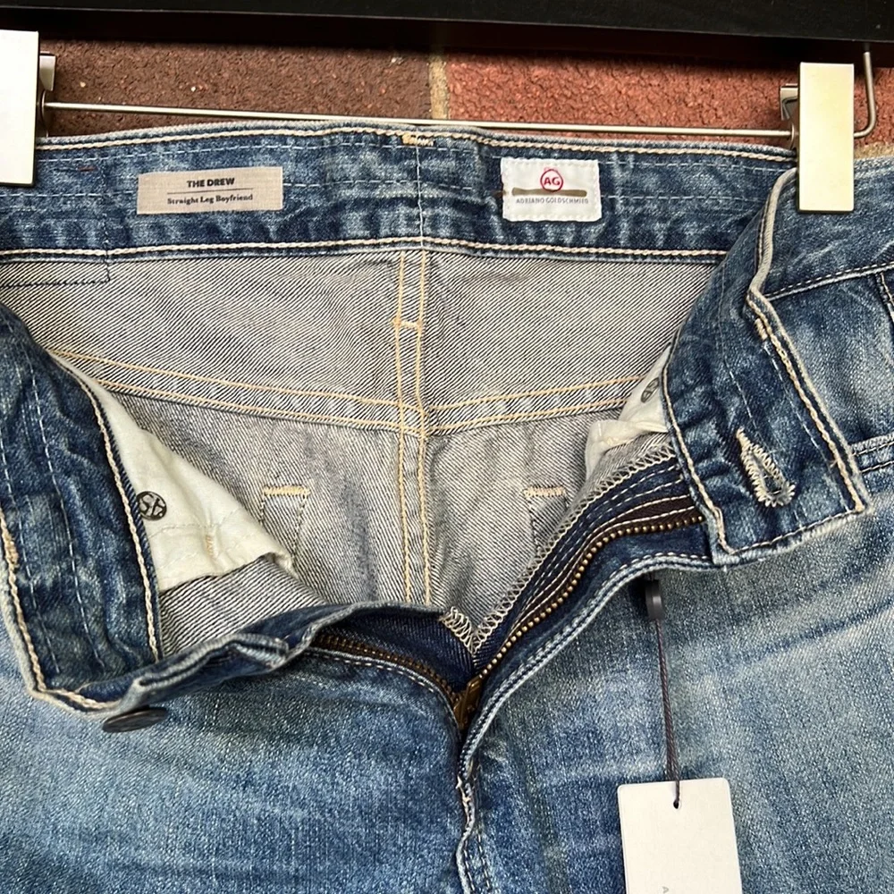 AG The Drew Straight Leg Boyfriend Jeans - Picture 3 of 16